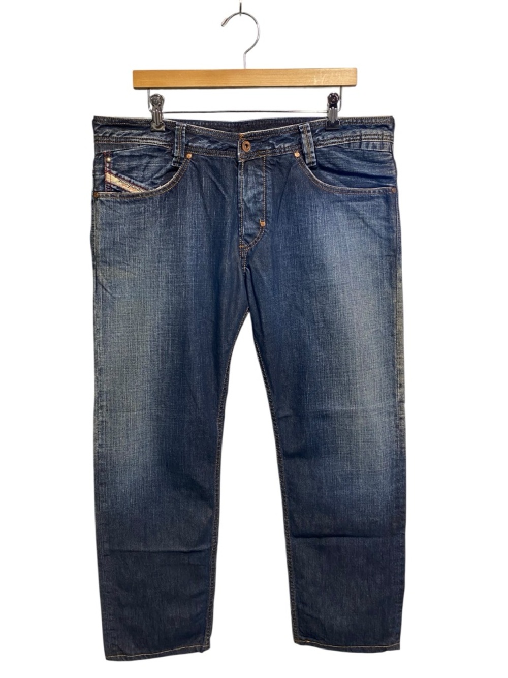 Men’s Y2K DIESEL Slammer Dragon Embroidered Straight Leg Jeans
